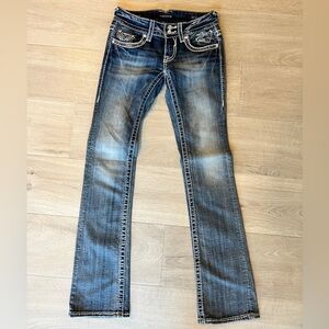 Vigoss New York Bootcut Jeans with Rhinestone and Sequin Accents